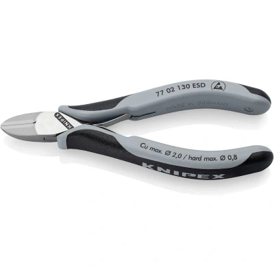 Afbeelding van Knipex 77 02 130 ESD Elektronica Zijsnijtang 130mm
