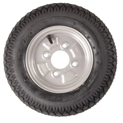 Afbeelding van Aanhangwagendirect Wiel 3.50 8 (4x100) 170kg 4PR naaf 60 mm