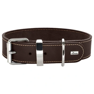 Afbeelding van Hunter Halsband Aalborg Special Donkerbruin Hondenhalsband 40 cm