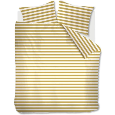 Afbeelding van Dekbedovertrek Ambiante Orsin Yellow Satijn 200 x / 220 cm 2 Persoons