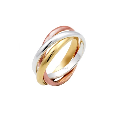 Afbeelding van Elli TRIO Basic Ring multicoloured, Dames, Maat: 54, Multi coloured