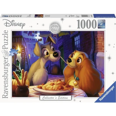 Afbeelding van Ravensburger Disney Lady and the Tramp Legpuzzel 1000 stukjes
