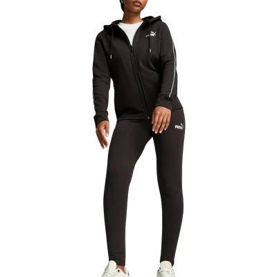Afbeelding van Puma Tracksuit SET Trainingspak, Dames, Maat: Large, Black