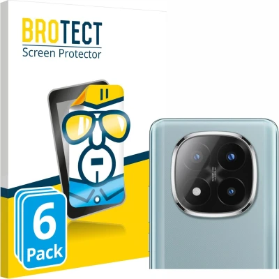 Afbeelding van BROTECT Schutzfolie Displayschutz Displayschutzfolie Folie Klar Transparent (6 Stuk, Xiaomi Redmi Note 14 Pro), Smartphone beschermfolie, Transparant