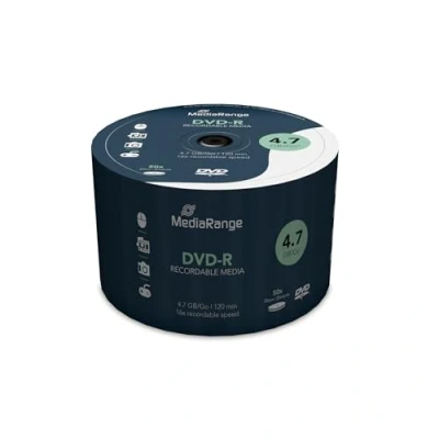 Afbeelding van DVD R MediaRange 4.7GB120min 16x speed 50 stuks