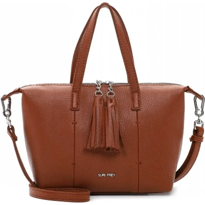 Afbeelding van SURI FREY Shopper Schoudertas Dorothy Cityshopper Cognac Bruine