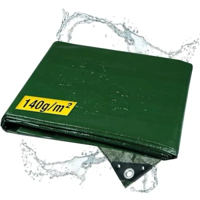 Afbeelding van Horizont Afdekzeil 3x6m Waterdicht, UV bestendig, 140 g/m² Bescherming tegen Weer en Wind Groen