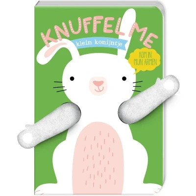 Afbeelding van Image books kartonboek knuffel me klein konijntje
