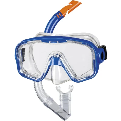 Afbeelding van BECO kinder snorkelsetje Bahia 12+ blauw