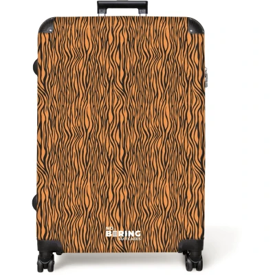 Afbeelding van NoBoringSuitcases.com® Koffer groot Reiskoffer lichtgewicht Oranje tijgerstrepenmotief Rolkoffer met 4 wielen Grote trolley XL 98 liter bagage