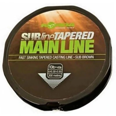 Afbeelding van Korda Subline Tapered Mainline 300 meter (Brown) Karperlijn