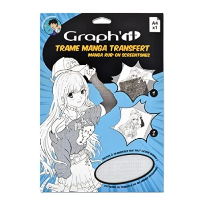 Afbeelding van GRAPH&#039;IT Manga schot, kleurverloop, A4