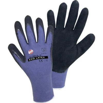 Afbeelding van L+D worky ECO LATEX FOAM 14901 9 Viscose Werkhandschoen Maat (handschoen): 9, L Cat II 1 paar