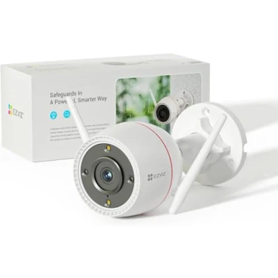 Afbeelding van EZVIZ C3TN 2K Outdoor WiFi bewakingscamera met nachtzicht in kleur, sirene en flitsalarm, AI detectie van menselijke vorm, IP67 waterdicht, tweerichtingsaudio, H.265, compatibel Alexa