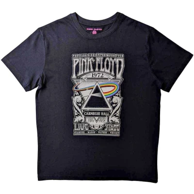 Afbeelding van Pink Floyd Carnegie Hall Poster Kinder T shirt Kids tm 8 jaar Zwart