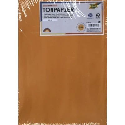 Afbeelding van Tekenpapier Folia A4 130gr pak a 100 vel middenblauw