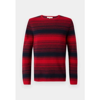 Afbeelding van TOM TAILOR Trui nachtblauw / rood