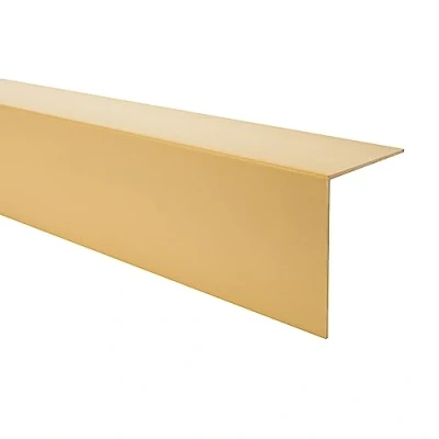 Afbeelding van Quest Pvc hoekprofiel, zelfklevend, randbescherming, hoeklijst, 40 x mm, 150 cm, goud, robuust en duurzaam