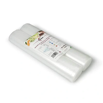 Afbeelding van Wimex Vacuüm Voedingssealer rollen en zakken BPA vrij Sous vide Compatibel met elke vacuümmachine (2 rollen, 30 x 600 cm)