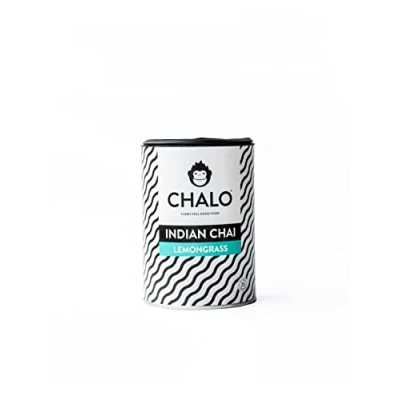 Afbeelding van CHALO Lemongrass Chai Latte Indische, Vegan, Citroengras Zwarte Assam thee 25 porties/ 300GR