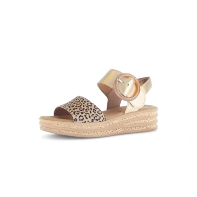 Afbeelding van Gabor Sandalen Goud 3 64.550.32