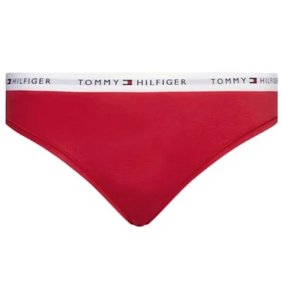 Afbeelding van Tommy Hilfiger Curve Icons Logo Waistband Brief Rood XX Large Dames