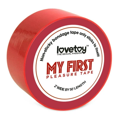 Afbeelding van My First Non Sticky Bondage Tape Rood