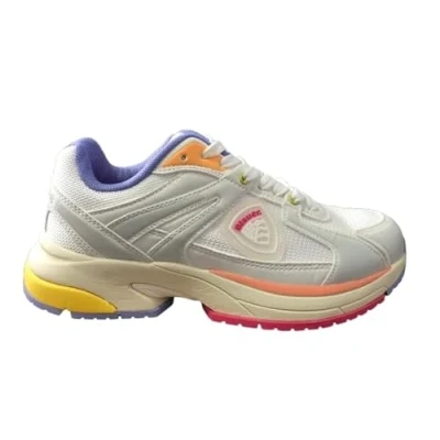 Afbeelding van Blauer MOON Sneakers laag, Dames, Maat: 38, White/ Kunststof/ textiel