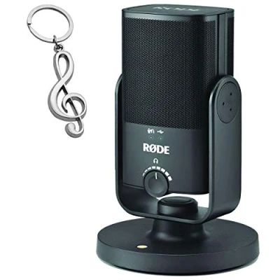 Afbeelding van Rode NT USB mini microfoon + keepdrum muzieksleutel hanger