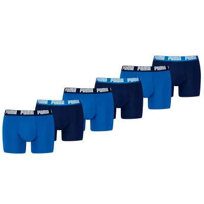 Afbeelding van 6 x Puma Boxershort Everyday Basic True Blue maat L