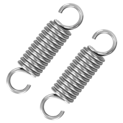 Afbeelding van GUNGY Trekveren met haak, roestvrij staal, trekveer, spanveer, 60 mm, buitendiameter 16 draaddiameter 2,5 maximale trekkracht 19 kg, x 2 stuks