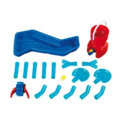 Afbeelding van Theo Klein 2149 Aqua Action Startset 1 I Zandspeelgoed met watertoren, buizen, cascadebekken, waterkraan, waterschot, bassin en waterrad incl. houder Speelgoed voor kinderen vanaf jaar