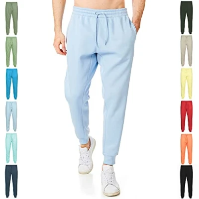 Afbeelding van RIPT Essentials RCPNT764 joggingbroek voor heren, zachte touch loungewear joggingbroek, Cashmere Blauw, M