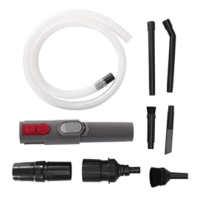 Afbeelding van Fdit 9 stks Mini Stofzuiger Kit, Micro Stofzuigers Adapter Tool Auto Voertuig Reinigingsset Voor DYSON
