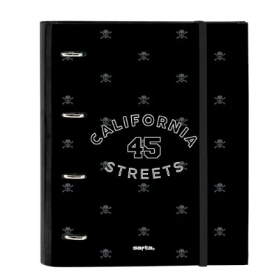 Afbeelding van Ringmap Safta California Zwart 27 x 32 3.5 cm