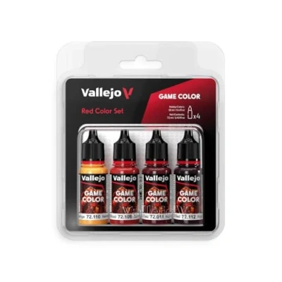 Afbeelding van Red Color Set 4 kleuren 18ml 72377