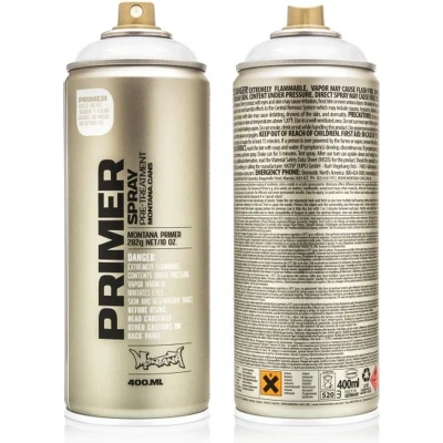 Afbeelding van Montana plastic primer 400 ml, t2000, spuitbus
