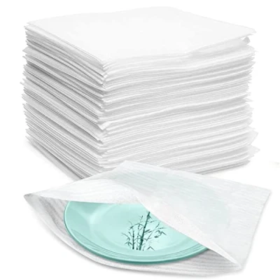 Afbeelding van Schuim vellen bubbelpapier verhuizing karton voor servies, karton, verhuizing, platte glazen, borden (100 stuks)