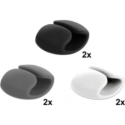 Afbeelding van Delock kabelhouder clip set 6 stuks