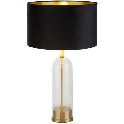 Afbeelding van Searchlight Tafellamp Oxford met zwarte kap EU81712BK