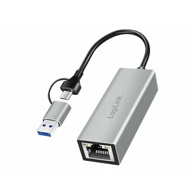 Afbeelding van LogiLink Controleer, Netwerkadapter, Grijs