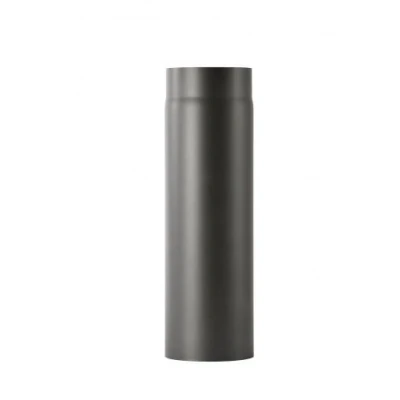 Afbeelding van FIREFIX R130/5 Kachelpijp van 2 mm dik staal (rookbuis) in 130 diameter, voor kachels en haarden, Senotherm, zwart, 500 lang