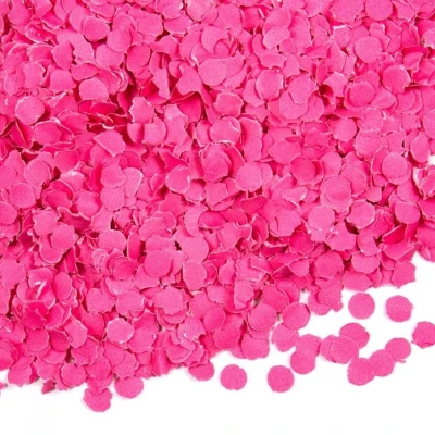Afbeelding van Confetti felroze papier 100gr