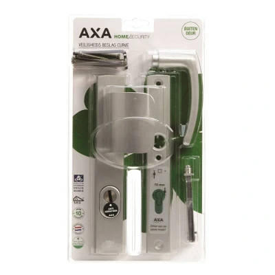 Afbeelding van Axa curve smal d duwer veiligheidsbeslag kerntrek pc72 alu geslepen f1 blister