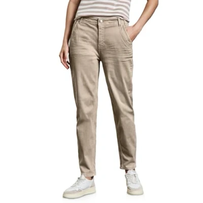 Afbeelding van Street One Jeans Tapered Fit, Dames, Maat: 29x30, Beige