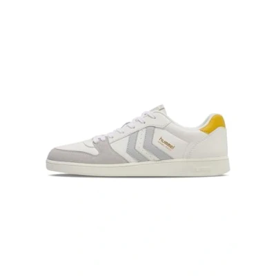 Afbeelding van Hummel Handball Perfekt Unisex Sneakers laag, Maat: 46, White grey Hoogwaardig imitatieleer