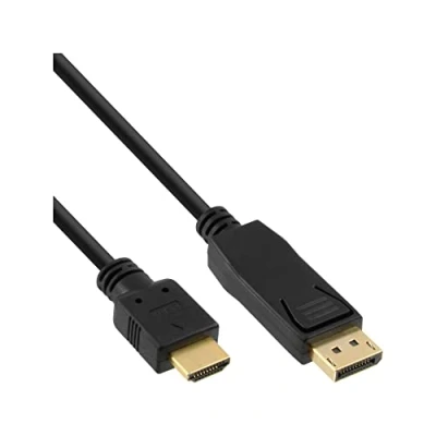 Afbeelding van Premium DisplayPort naar HDMI kabel DP 1.1 / 1.3 (Full HD 1080p) zwart 0,30 meter