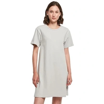 Afbeelding van Build Your Brand Damesjurk Ladies Tee Dress Lightasphalt XS, Lichtopbrengst, XS
