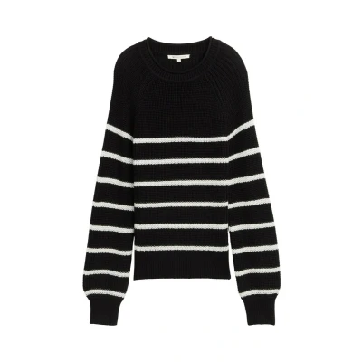 Afbeelding van TOM TAILOR DENIM Trui zwart / wit