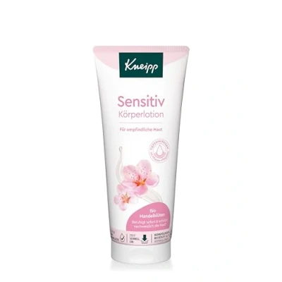 Afbeelding van Kneipp Sensitiv Body Lotion Bodylotion met biologisch amandelbloesemextract voor de gevoelige huid Snellende, lichte textuur geeft een fluweelzacht en verzorgd gevoel 200 ml